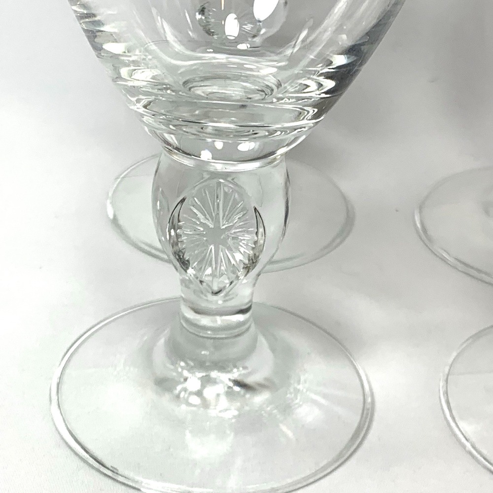 Stella Artois Beer Glass Chalice -SET of 4-Clear Belgium Gold Rim 600 Years... - Picture 4 of 8